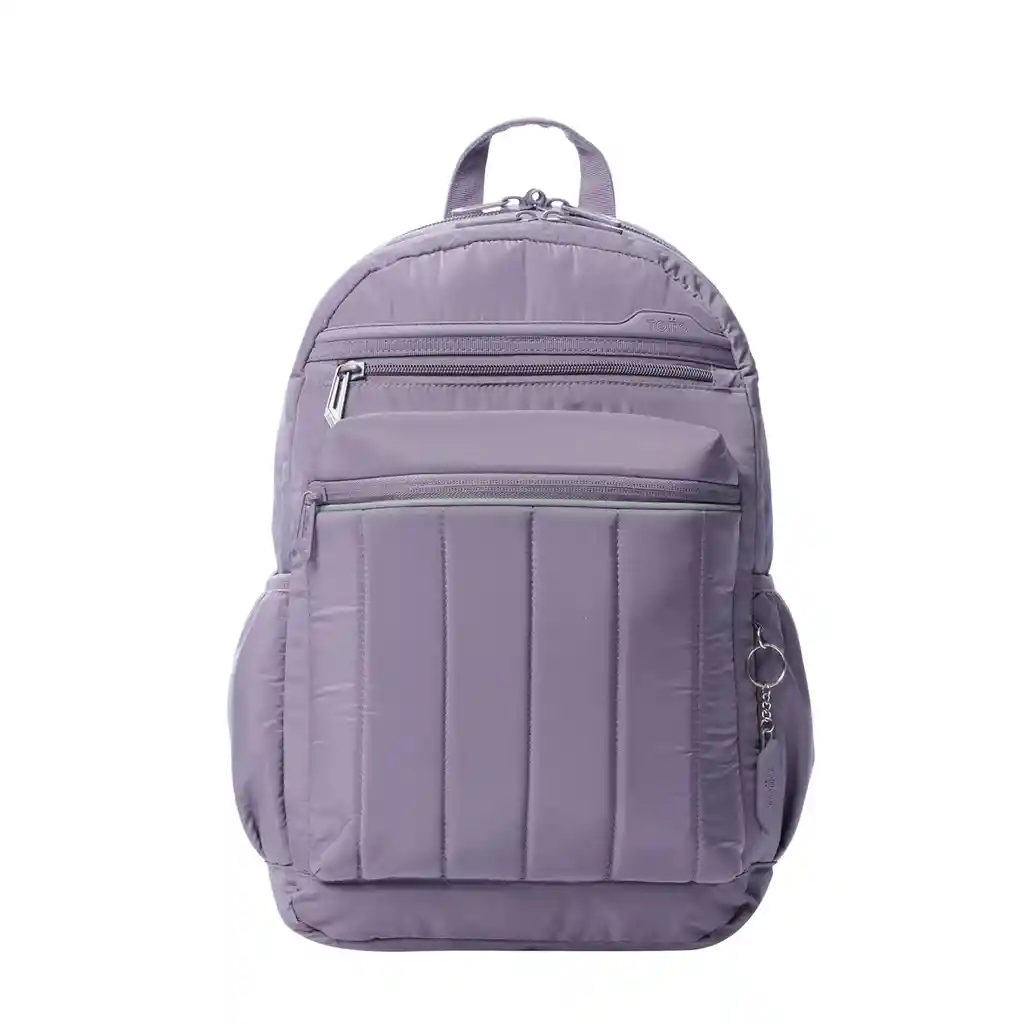 Morral Universitario Porta Pc 14" Plaine Morado Mujer