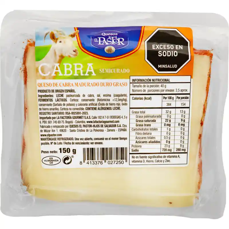 Quesos el Pastor Queso Cabra