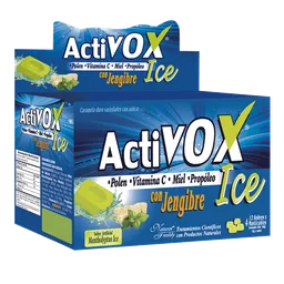 Activox Caramelo Duro Ice Vitamina C Miel Propóleo Jengibre