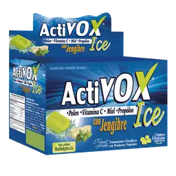 Activox Caramelo Duro Ice Vitamina C Miel Propóleo Jengibre