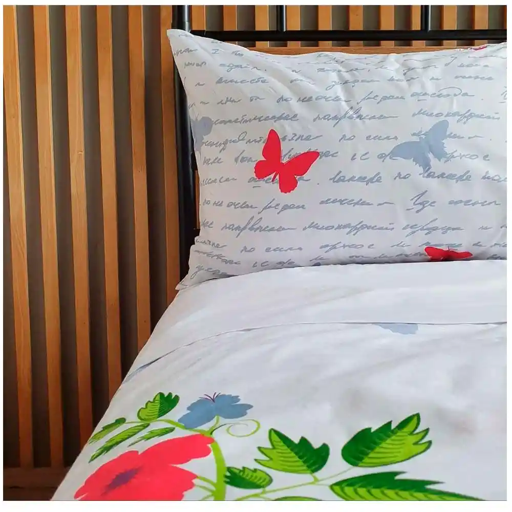 Juego de Cama Doble Microfibra 100% Sweet Home