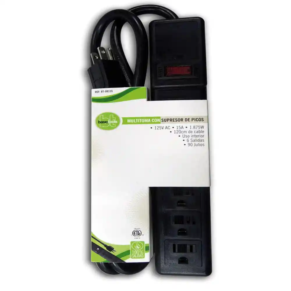 Supresor de Picos 6 Salidas Finlandek Fk-08155