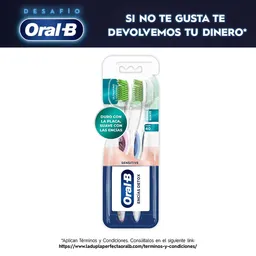 Cepillo de Dientes Extra Suave Oral-B Sensitive Encías Detox 2 Unidades