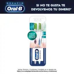 Cepillo de Dientes Extra Suave Oral-B Sensitive Encías Detox 2 Unidades