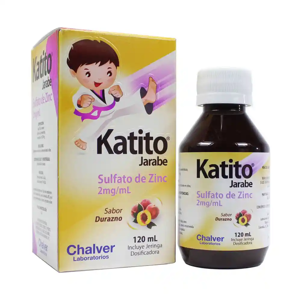 Katito Jarabe con Sabor a Durazno (2 mg)