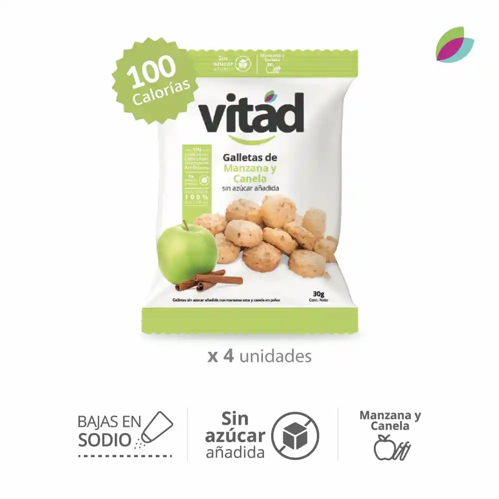 Vitad galleta de manzana