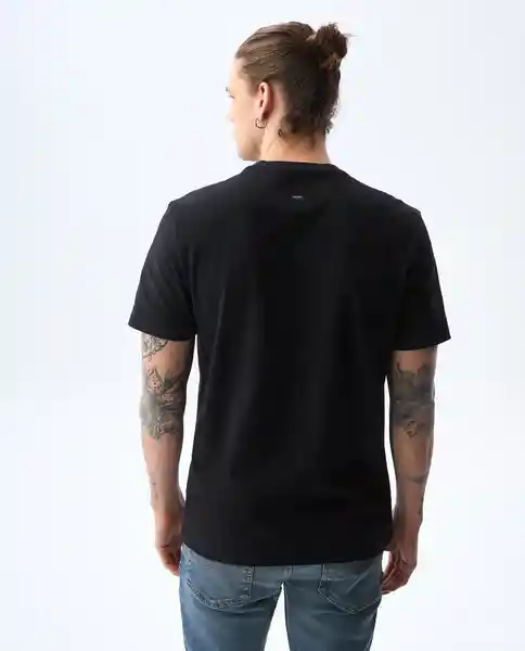 Camiseta Hombre Negro Talla L 841G002_NEG194004 Americanino
