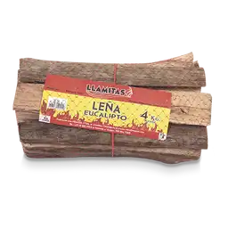 Llamita Home S Leña Para Asados Eucalipto 4 Kg