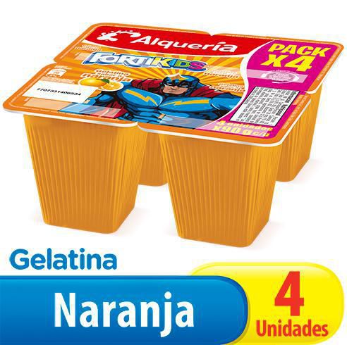 AlqueriaGelatina Naranja Fortikids 4 und