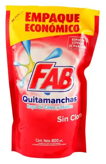 Fab Quita Manchas Sin Cloro