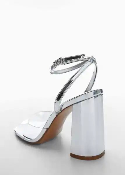 Sandalias Sun 2 Plata Talla 41 Mujer Mango