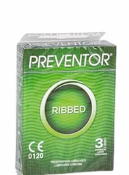 Preventor Preservativo Ribbed