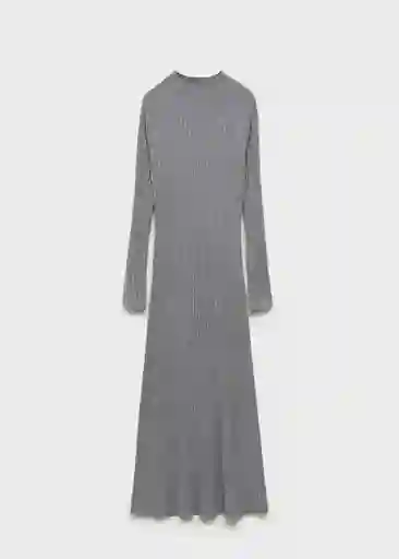 Vestido Maflurry Gris Medio Vigoré Talla XS Mujer Mango