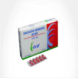 Ecar Sulfato Ferroso (200 mg)