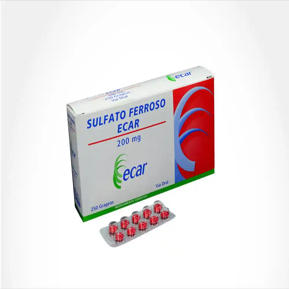 Ecar Sulfato Ferroso (200 mg)