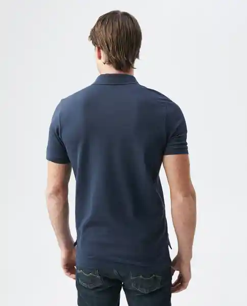 Camiseta Polo Muscle Azul Colonial Ultraoscuro T L Chevignon