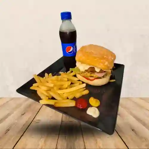 Combo hamburguesa de carne