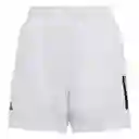 Adidas Short B Club 3S Niño Blanco M