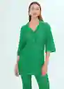 Jersey Guayana Verde Talla L Mujer Mango