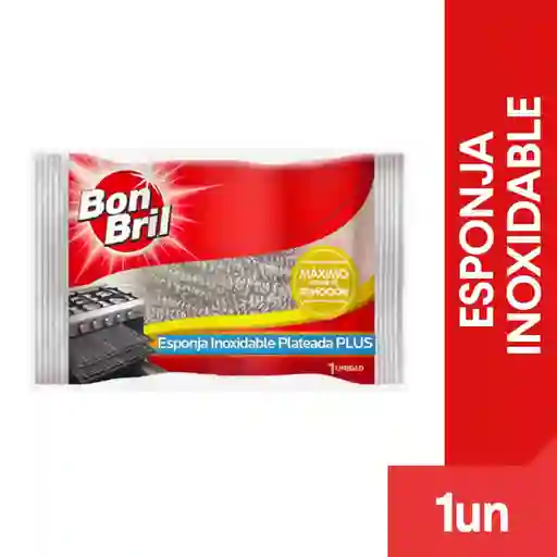 Bon Bril Esponja Inoxidable Plateada