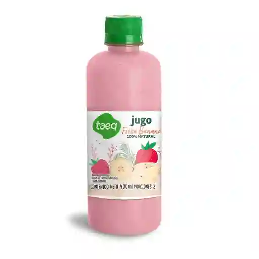 Jugo Fresa Banano Taeq Jugo Fresa Banano (400 Ml)