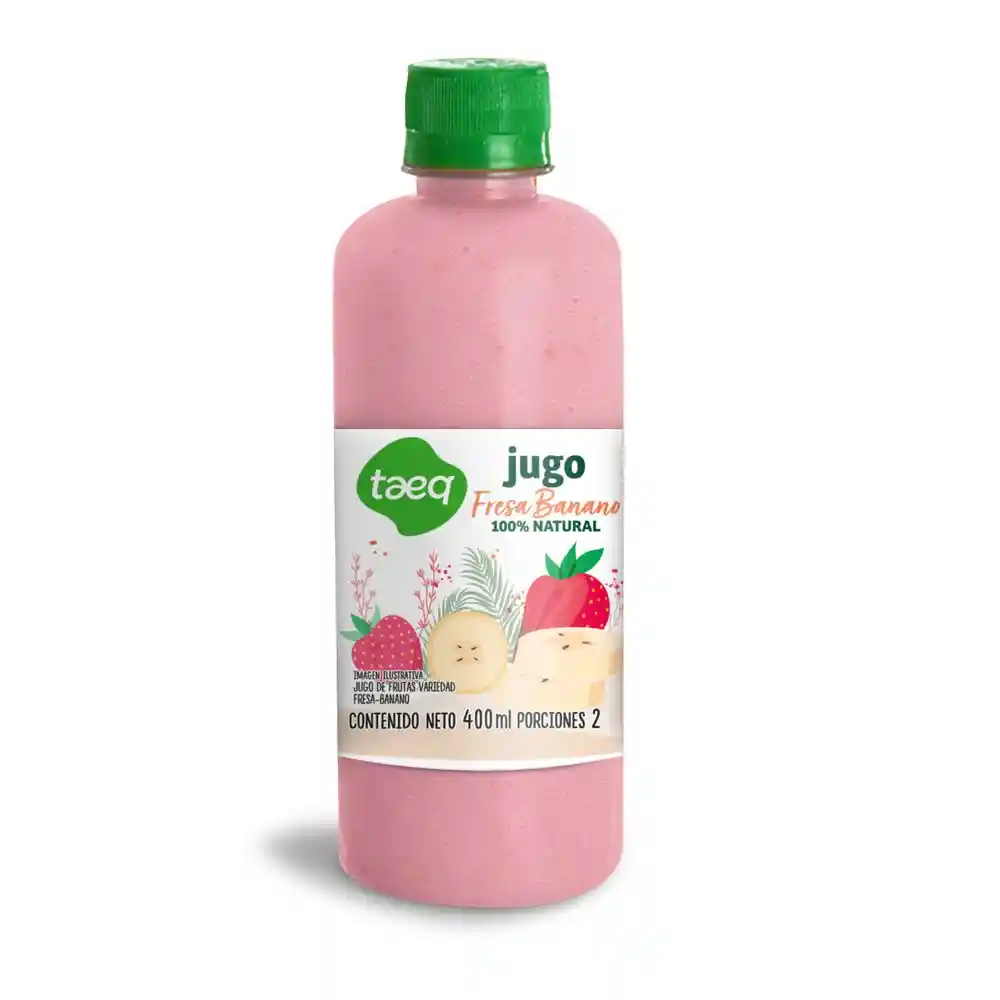 Jugo Fresa Banano Taeq Jugo Fresa Banano (400 Ml)