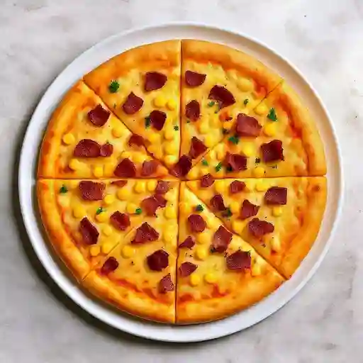 Pizza Maíz y Tocineta