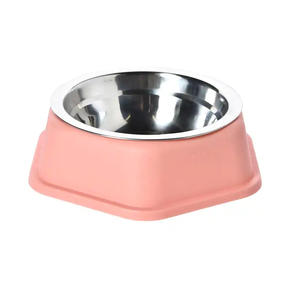 Plato Acero Rosa