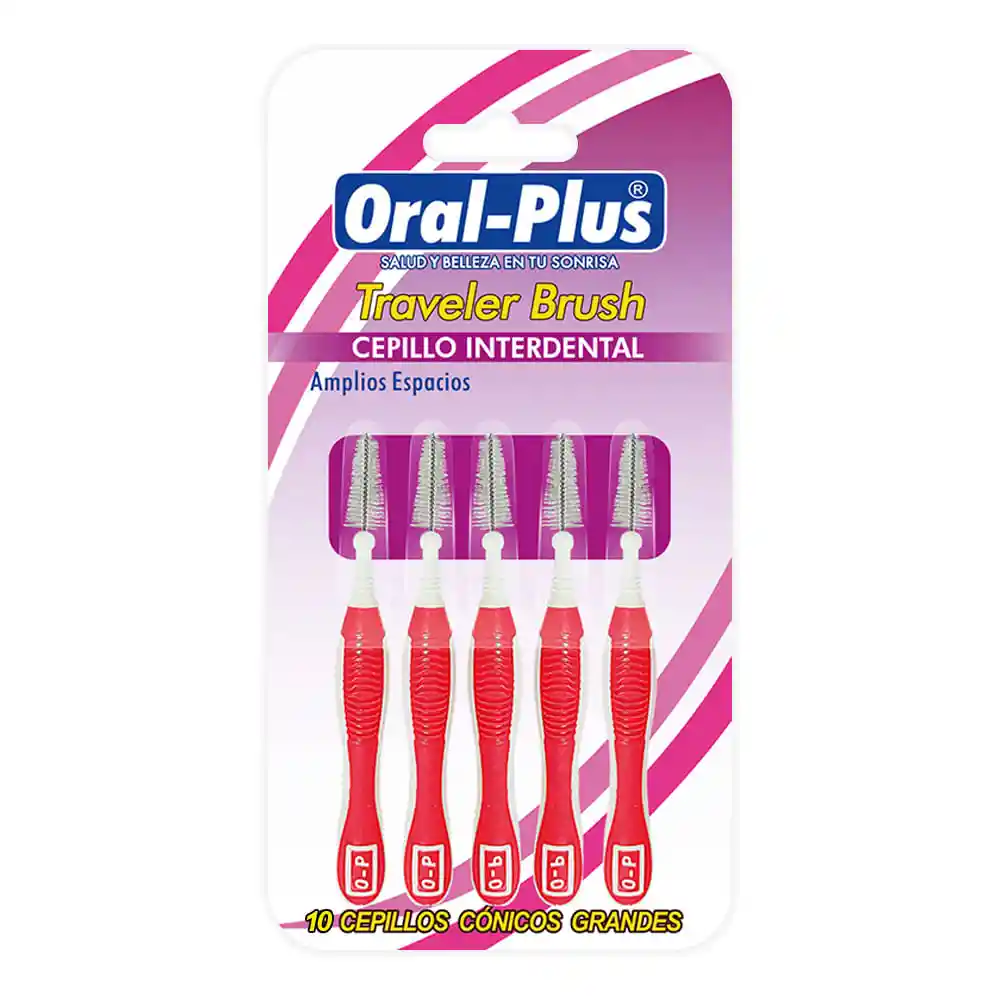 Cepillo Oral Plus Interdental Luxury 10 Unds L
