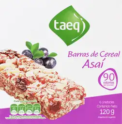 Taeq Barras de Cereal Asaí