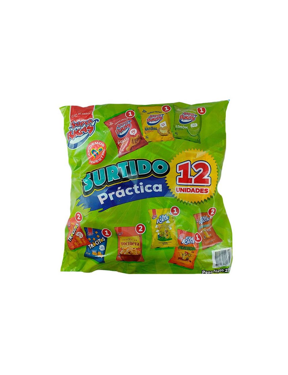 Super Ricas Snack Lonchera Surtida Práctica 12 234 g