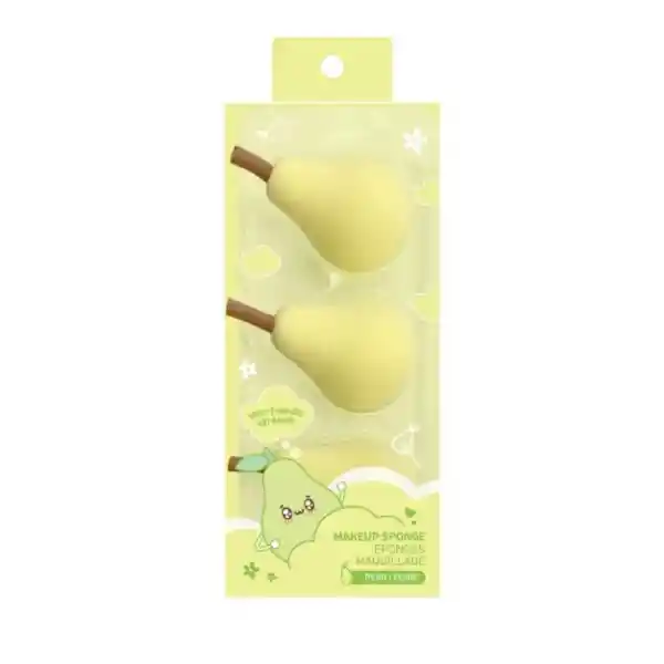 Set de Esponjas de Maquillaje Pera Fun Fruit Miniso