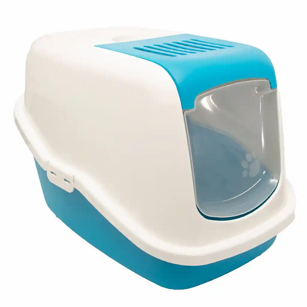 Savic Arenera Con Tapa y Filtro Blanco/Azul