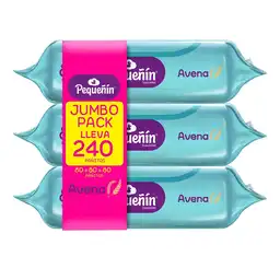 Pequeñín Pañito Húmedo Avena
