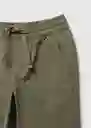 Pantalón Franky Khaki Talla 07 Niños Mango