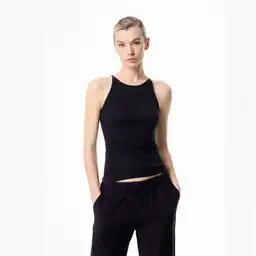 Camiseta Con Tiras Tejido de Punto Algodón Femenino Lapi Gef Talla S