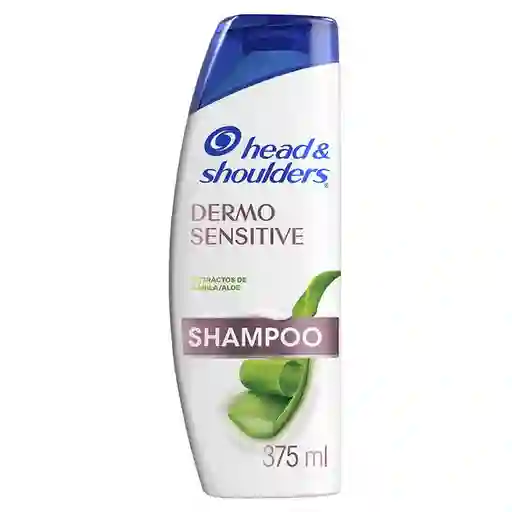 Shampoo Head Shoulders Dermo Sensitive Extractos de Sabila / Aloe Control Caspa Champu Head and Shoulders 375 ml