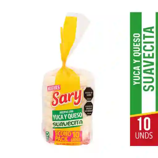 Arepa Con Yuca y Queso Suavecita Econopack Sary