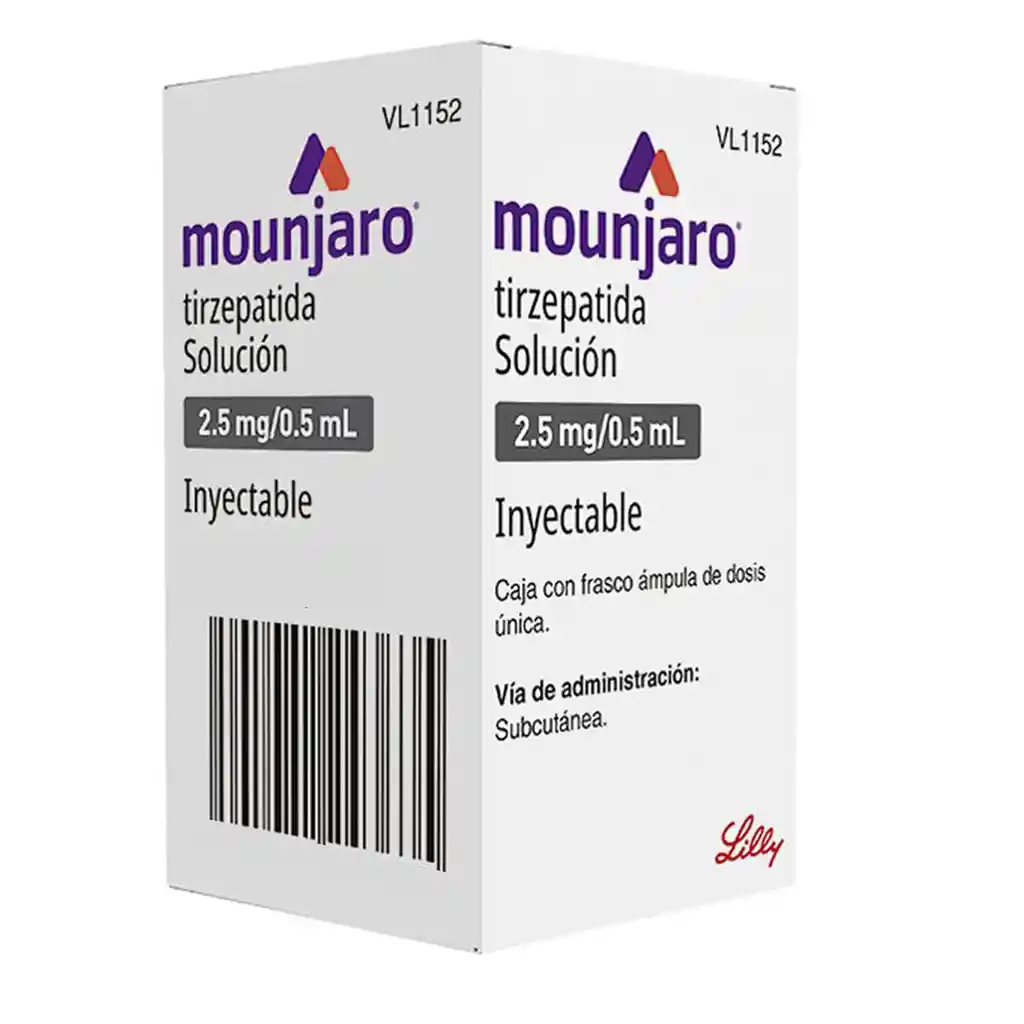 Mounjaro Tirzepatida 2.5 Mg/0. X 1 Vial