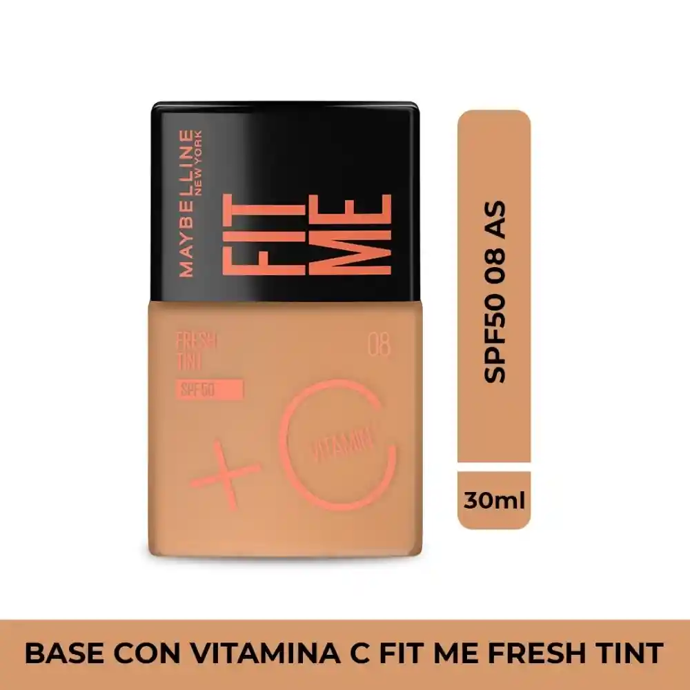 Base Líquida Maybelline Fit Me Fresh tint 8