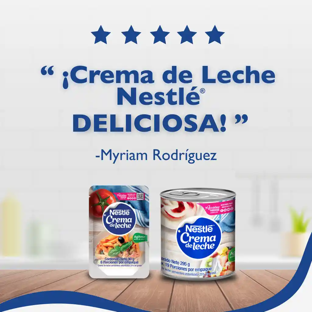 Crema de Leche NESTLÉ x 186g