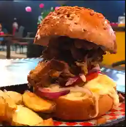 Sanguche de Cerdo a la Leña