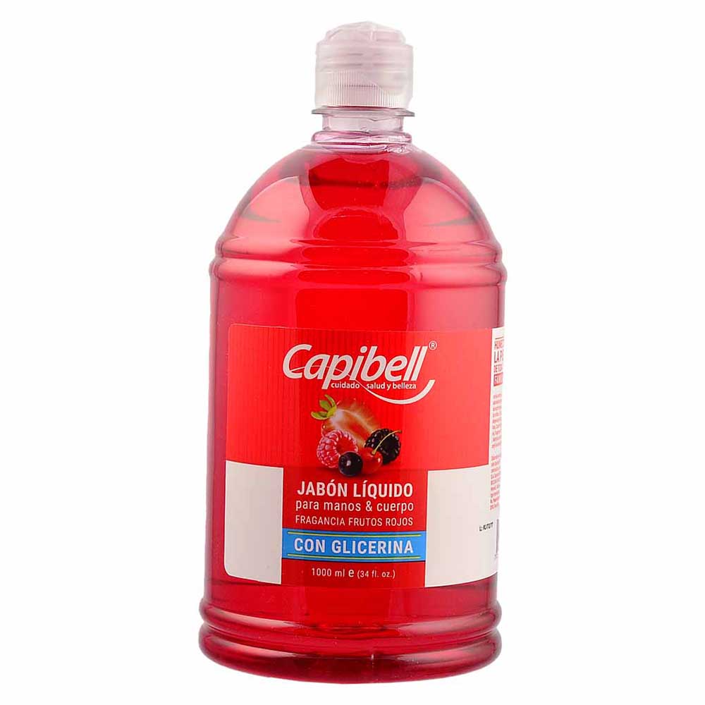 Capibell Jabón Líquido Para Manos y Cuerpo 1000 ml