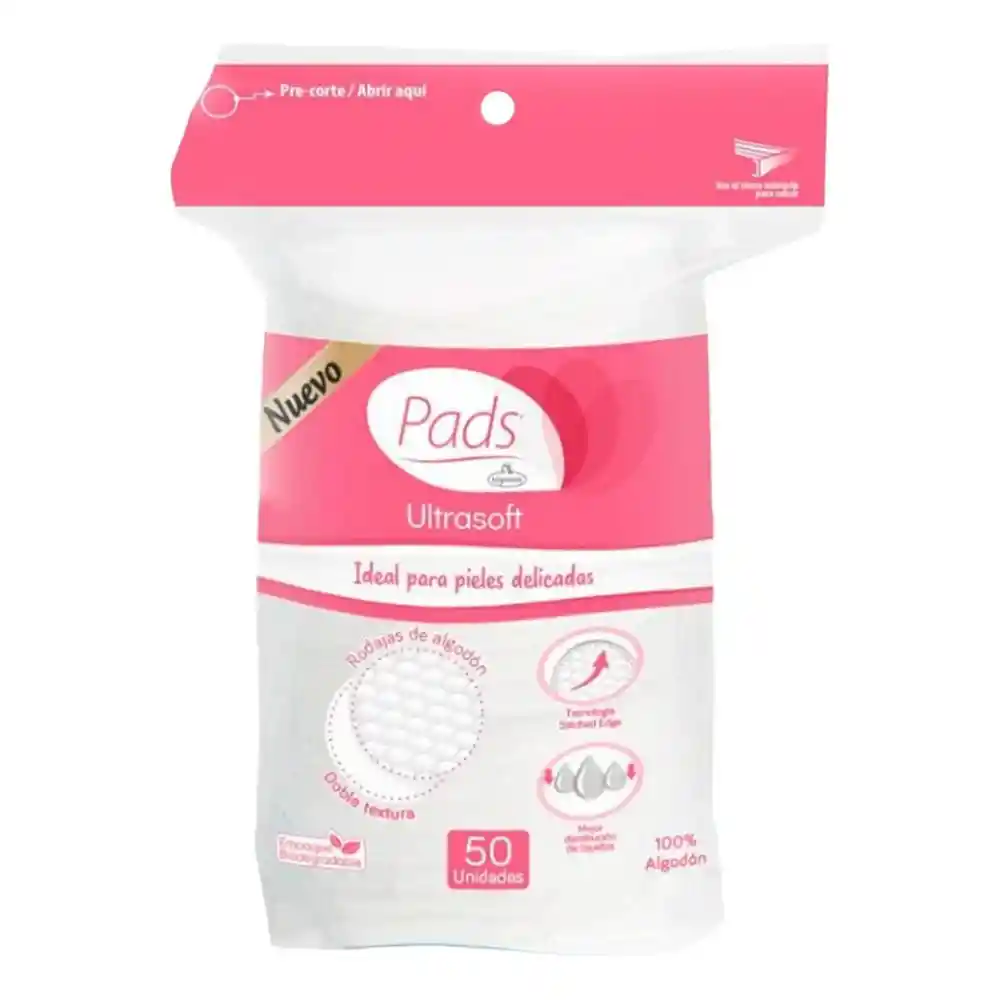 Higietex Pad Facial Algodón Ultrasoft