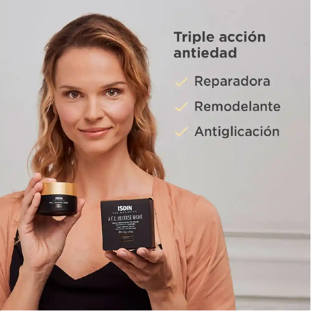 Isdin Crema Reparadora de Noche Melatonina y Carnosina