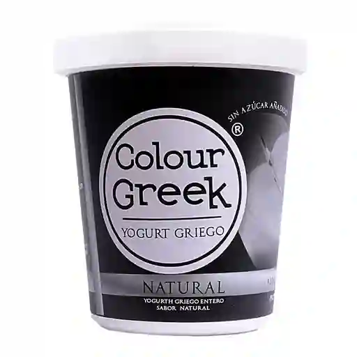 Colour Greek Yogurt Griego Entero Sabor Natural