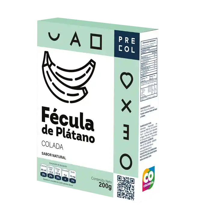 Precol Fécula de Plátano Sabor Natural