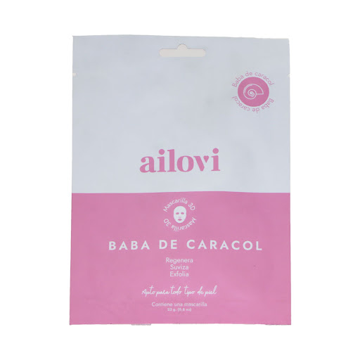 Mascarilla Facial Ailovi 3d Baba de Caracol