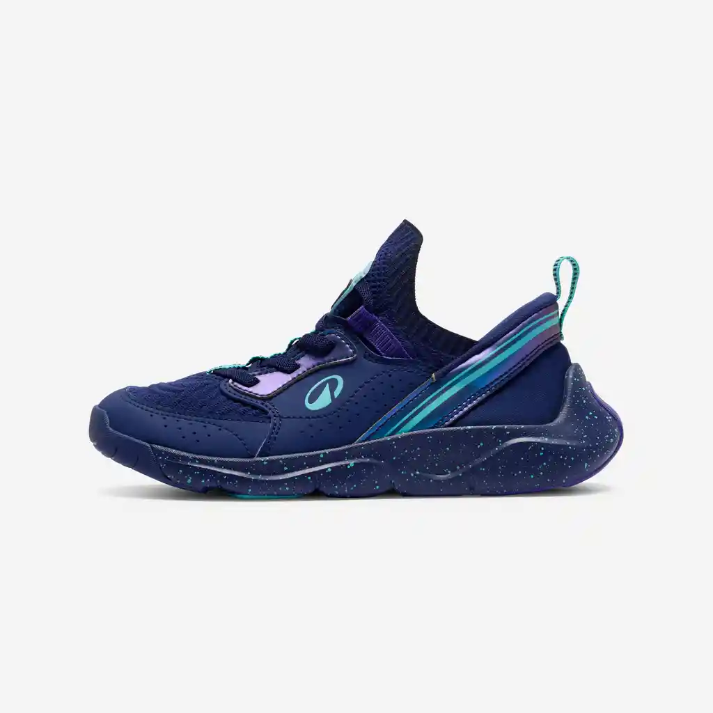 Tenis Deportivos Playful Easy Niños Azul Marino Fáciles de Poner