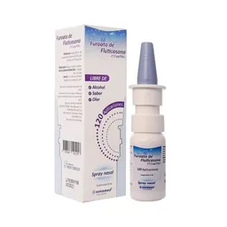 Fluticasona Fluroato Spray Nasal (27.5 mg) 